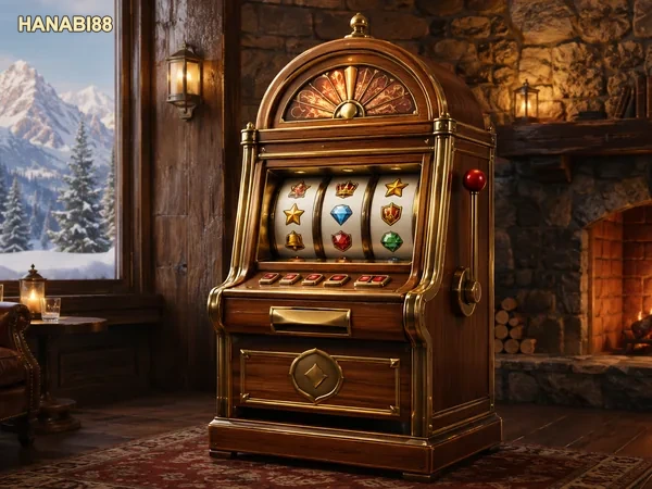 Ilustrasi panduan fruit slots hanabi88 dengan simbol buah berwarna-warni